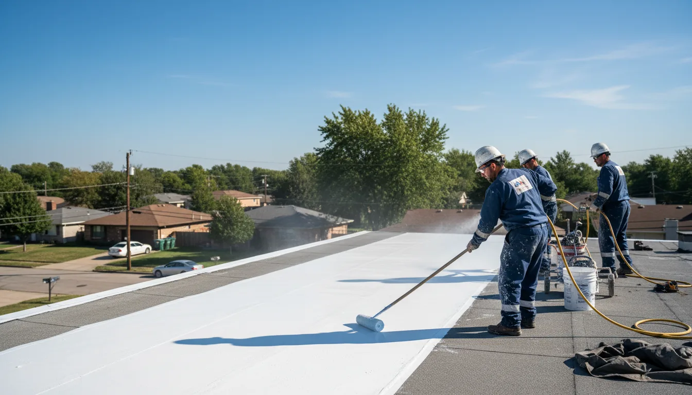 Commercial roof coating in Holden, LA near me